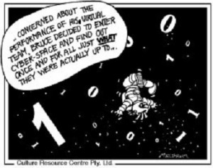 Cartoon For Trust In Virtual Teams